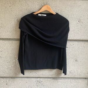 🥰 Chrissie Cashmere Shoulder High Sweater